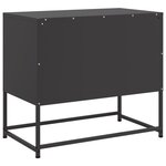 vidaXL Buffet haut vert olive 100 5x39x107 cm acier