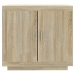 vidaXL Buffet Chêne sonoma 80x40x75 cm Bois d'ingénierie