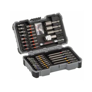 Coffret dembouts de vissage bosch extra hard  douilles 43 pièces 2607017164