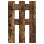 vidaXL Porte-manteau mural Montage mural Chêne fumé 65 x 3 x 100 cm