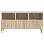vidaXL Meuble TV Chêne Sonoma 102 x 34 5 x 50 cm Bois d'ingénierie