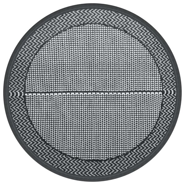 vidaXL Tapis d'extérieur ARAKIL gris Ø160 cm PP