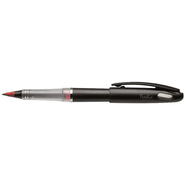 Feutre plume Tradio  Rouge x 12 PENTEL
