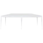 vidaXL Tente de réception 3x6 m PE Blanc