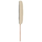 vidaXL Tête de lit avec tête de lit Crème 90 cm Cuir synthétique