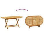 vidaXL Ensemble à manger de jardin 7Pièces bois d'acacia solide textilène