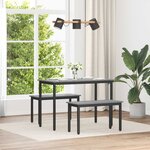 vidaXL banc Gris Sonoma 80 x 35 x 45 cm Bois d'ingénierie