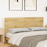 vidaXL Tête de lit 150 cm en bois massif de chêne