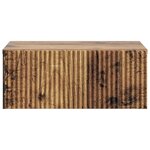 vidaXL Cabinet de chevet mural 2 pièces Bois ancien 49 x 34 5 x 20 cm