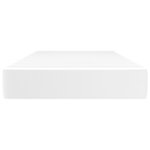 vidaXL Matelas de lit à ressorts ensachés fermeté moyenne blanc 120x190x20 cm