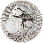 Pièce de monnaie en Argent 5 Dollars g 31.1 (1 oz) Millésime 2026 CARCHARODONTOSAURUS