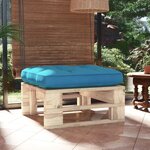 vidaXL Pouf palette de jardin bois de pin imprégné