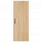 vidaXL Buffet haut Chêne sonoma 34 5x34x180 cm Bois d'ingénierie