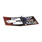 Reliure luxe Uniplate Lindner bordeaux.