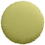 vidaXL Coussins de siège 2 pc Tissu Vert clair Ø50 x 19 cm
