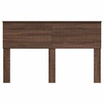 vidaXL Tête de lit Chêne brun 140 cm Bois d'ingénierie