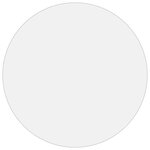 vidaXL Protecteur de table transparent Ø 80 cm 2 mm PVC