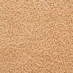 vidaXL Fauteuil Beige Bouclé