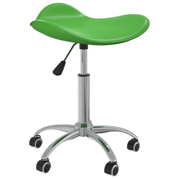 vidaXL Chaise de bureau Vert Similicuir