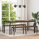 vidaXL banc Bois ancien 160 x 35 x 45 cm Bois d'ingénierie