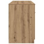 vidaXL Bureau chêne artisanal 100x50x75 cm bois d'ingénierie