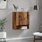 vidaXL Meuble mural Bois ancien 60 x 31 x 70 cm Bois d'ingénierie