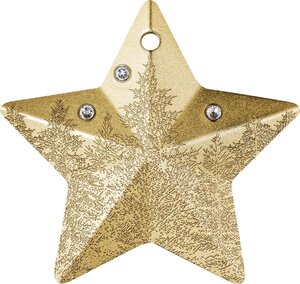 Pièce de monnaie en Argent 5 Dollars g 31.1 (1 oz) Millésime 2025 Holiday Ornament WINTER FOREST (PRÉCOMMANDE)