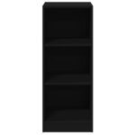 vidaXL Garde-robe noir 48x41x102 cm bois d'ingénierie