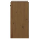 vidaXL Armoire murale Marron miel 30x30x60 cm Bois de pin massif