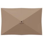 vidaXL Parasol de jardin avec base 200 x 300 cm Polyester