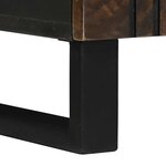 vidaXL Meuble de Lavabo de Salle de Bain Noyer 38 x 33 5 x 58 cm