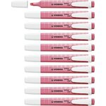 Surligneur swing cool Pastel Edition  rose x 10 STABILO