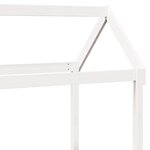 vidaXL Ensemble de lit de jour et de banc et toit 80x200 cm pin massif