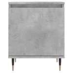 vidaXL Tables de chevet 2 Pièces gris béton 40x30x50 cm bois d'ingénierie