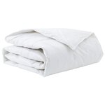 vidaXL Couettes et Duvets Blanc 155 x 220 cm Bas