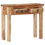 vidaXL Table console 90 5x30x75 cm Bois d'acacia et de récupération