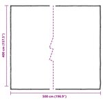 vidaXL Couverture pour plantes Transparent 4 x 5 m PE
