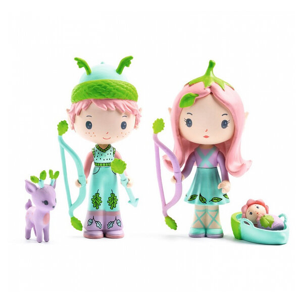 Figurine Tinyly Lily et Sylvestre - Aventure en Famille dans la Forêt Fantastique