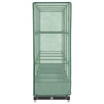 vidaXL Jardinière surélevée avec housse aspect rotin 160x40x123 cm