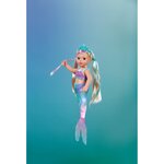 Zapf Creation 837351 - BABY born Poupée sirène avec queue lumineuse