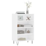 vidaXL Buffet haut blanc 57x35x90 cm bois d'ingénierie