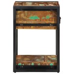 vidaXL Cabinets de chevet 2 Pièces 40x35x50 cm Bois massif récupéré