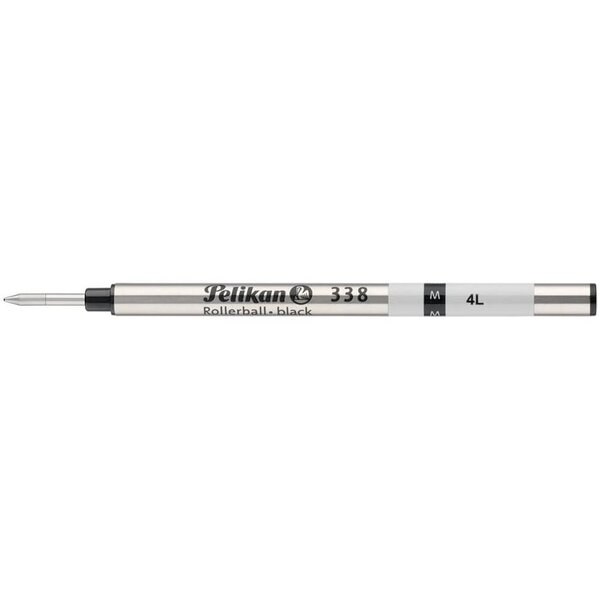 Recharge Stylo roller à encre 338 Pointe Moyenne Noir PELIKAN