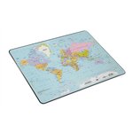 Sous-main 'mappemonde' THE WORLD Plastique anti-dérapant 530 x 400 mm DURABLE