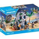 PLAYMOBIL 71531 - Pirates Ile au trésor avec pirate et monstre marin