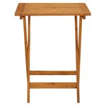 vidaXL Ensemble de bistro 3 Pièces beige polypropylène et bois massif