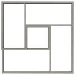 vidaXL Cache-pot de jardin Argent 60 x 60 x 50 cm Acier inoxydable