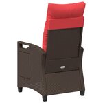 vidaXL Chaise de jardin inclinable 56 x 60 x 112 cm acier