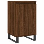 vidaXL Buffets 2 Pièces chêne marron 40x35x70 cm bois d'ingénierie