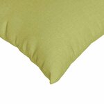 vidaXL Coussins de canapé 2 Pièces Vert clair 70 x 50 cm tissu